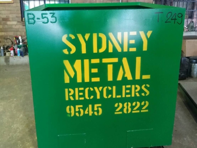 B sized Scrap Metal Bin