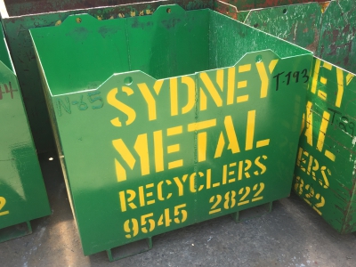 N sized Scrap Metal Bin